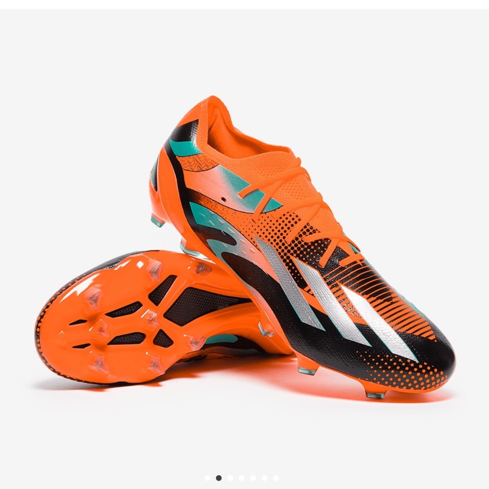 Adidas Speedportal Messi.1 FG Soccer Cleats Boots Outdoor Orange Men 8 Women 9